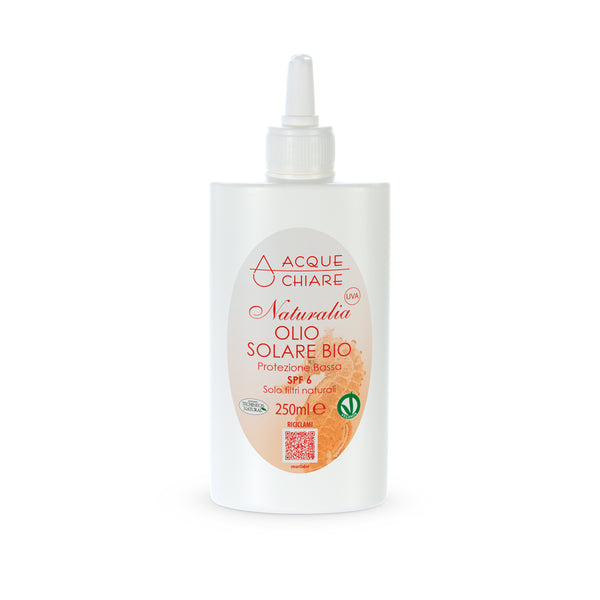 NATURALIA Olio Solare Bio - Bassa Protezione SPF 6